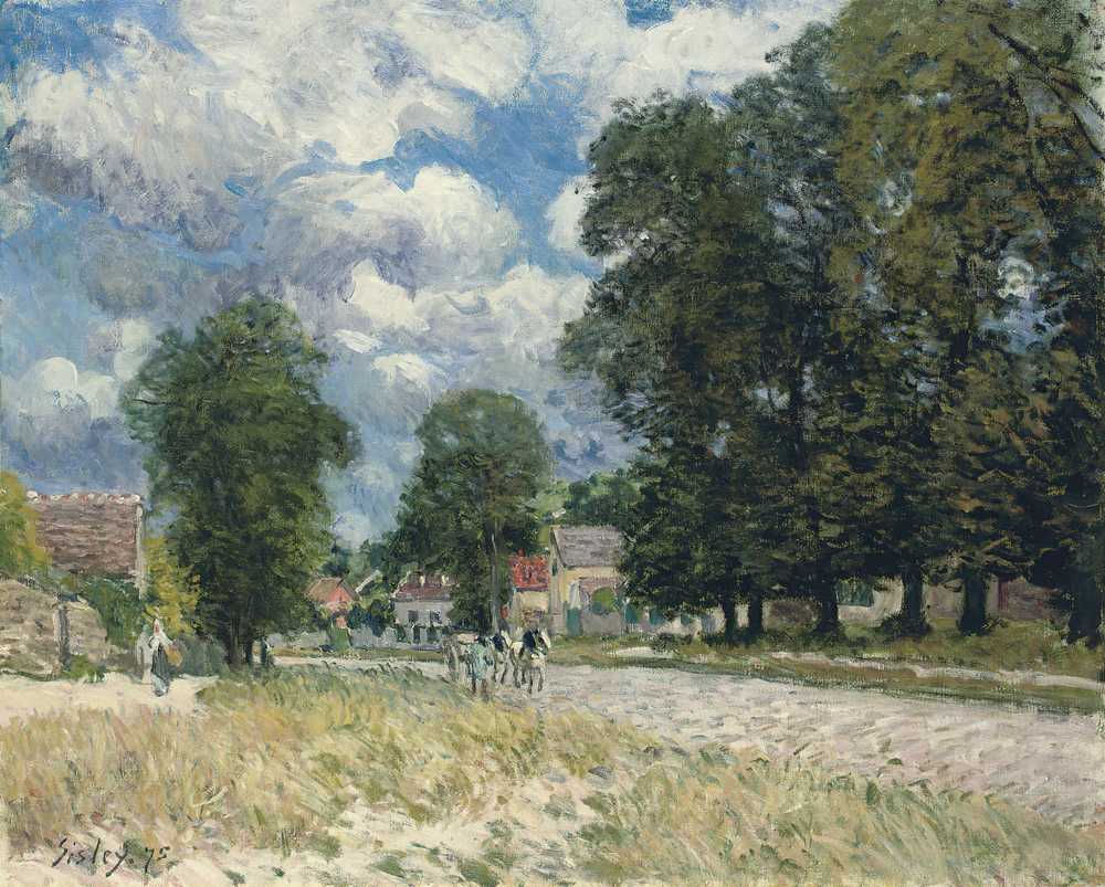 The road to Marly-le-Roi (1875) - Alfred Sisley