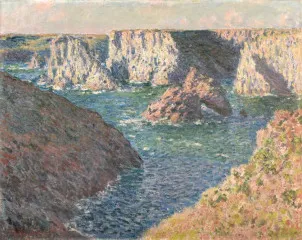 The Rocks of Belle-Ile - Claude Monet