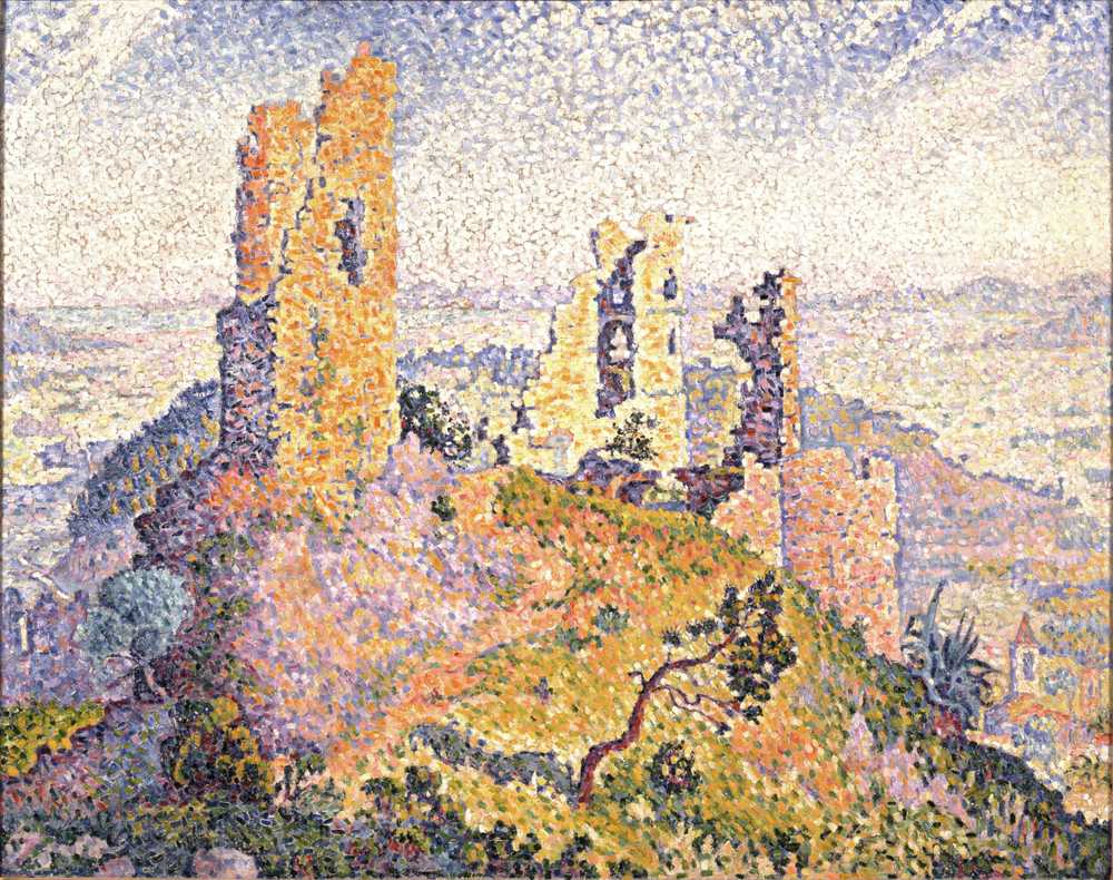 The Ruins at Grimaud, Saint-Tropez - Paul Signac