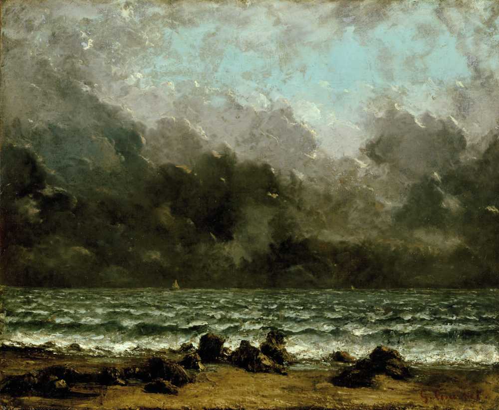 The Sea (1865) - Gustave Courbet