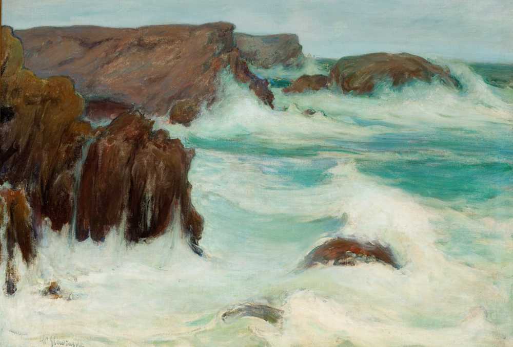 The Sea in Brittany (1904) - Władysław Ślewiński