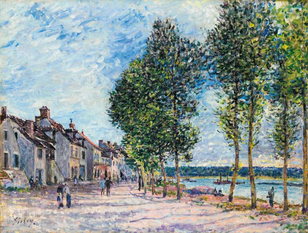 The Seine at Bougival (1876-77) 2 - Alfred Sisley