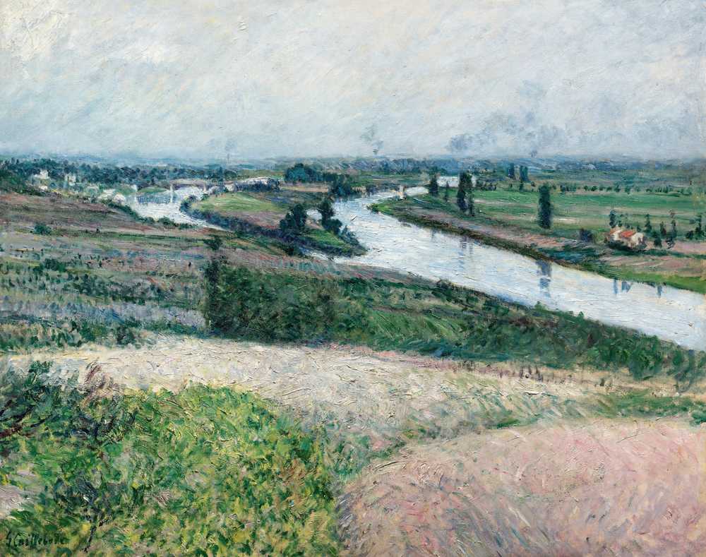 The Seine at Pointe D'epinay (circa 1888) - Gustave Caillebotte