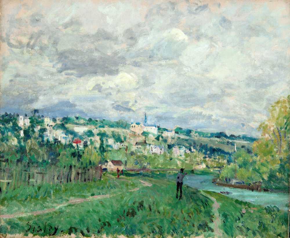 The Seine near St-Cloud (1877) - Alfred Sisley