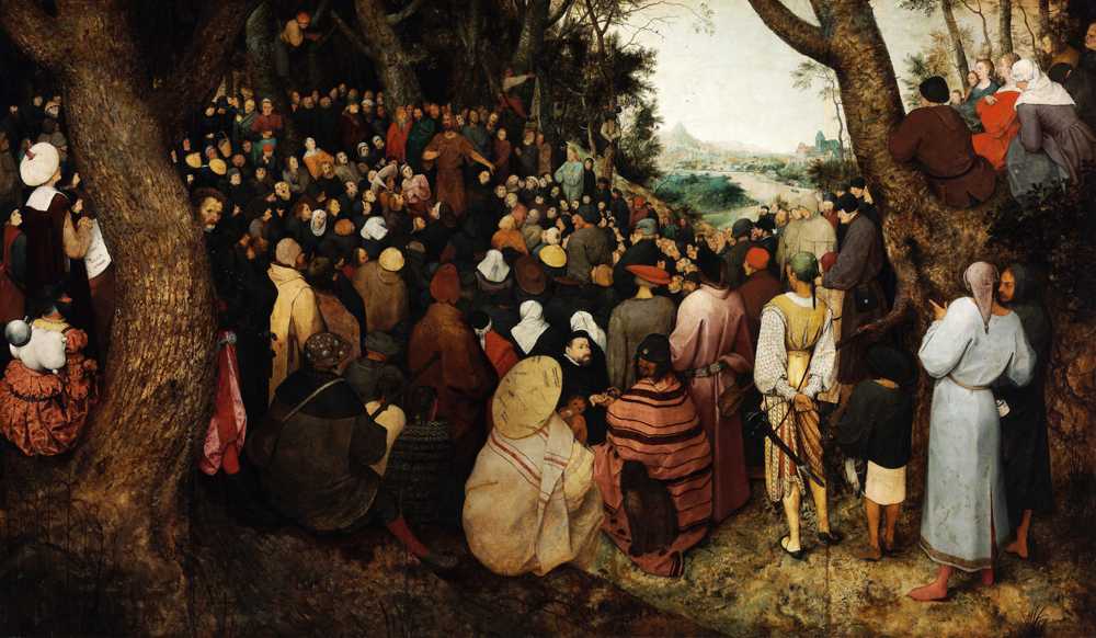 The Sermon of Saint John the Baptist (1566) - Pieter Bruegel (starszy)