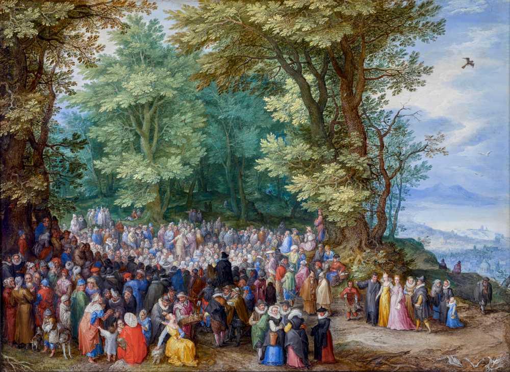 The Sermon on the Mount (1598) - Jan Brueghel Starszy