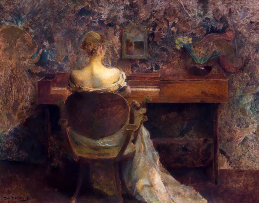 The Spinet (ca. 1902) - Thomas Dewing