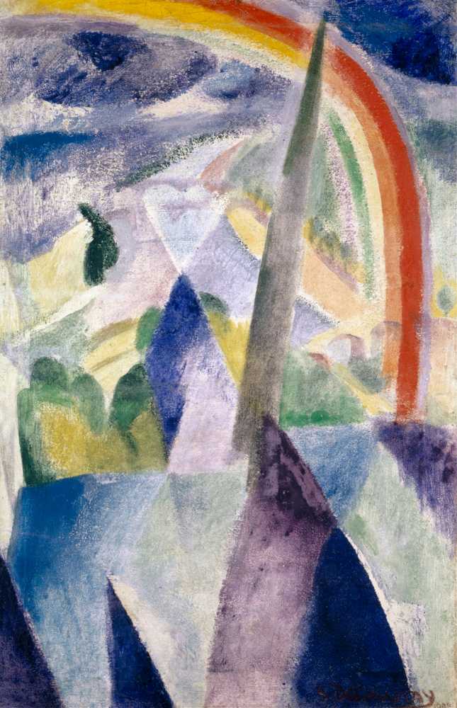 The Spire of Notre-Dame (View of Paris, Notre-Dame) (1909-14) - Robert Delaunay