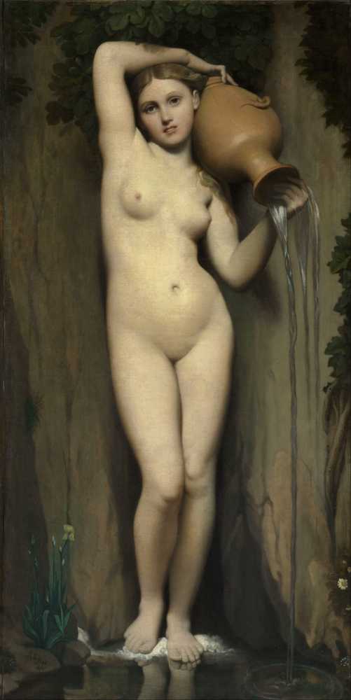 The Spring (1820 - 1856) - Jean-Auguste-Dominique Ingres