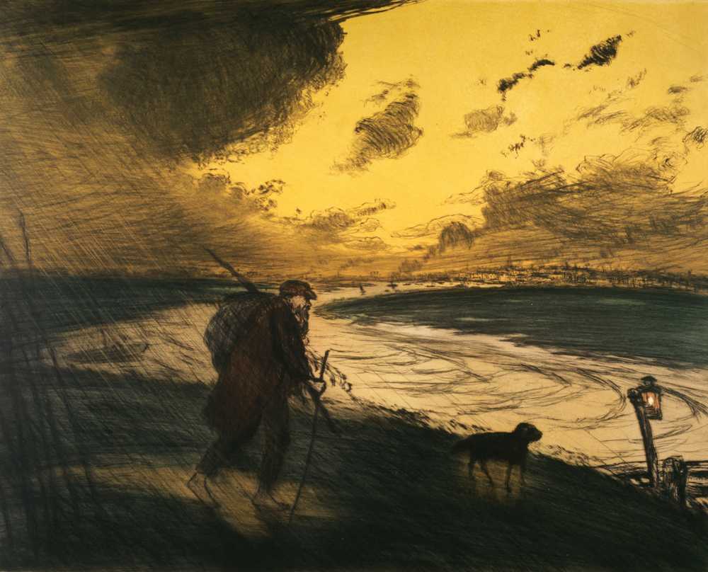 The Storm (1907) - Jean-Francois Raffaelli