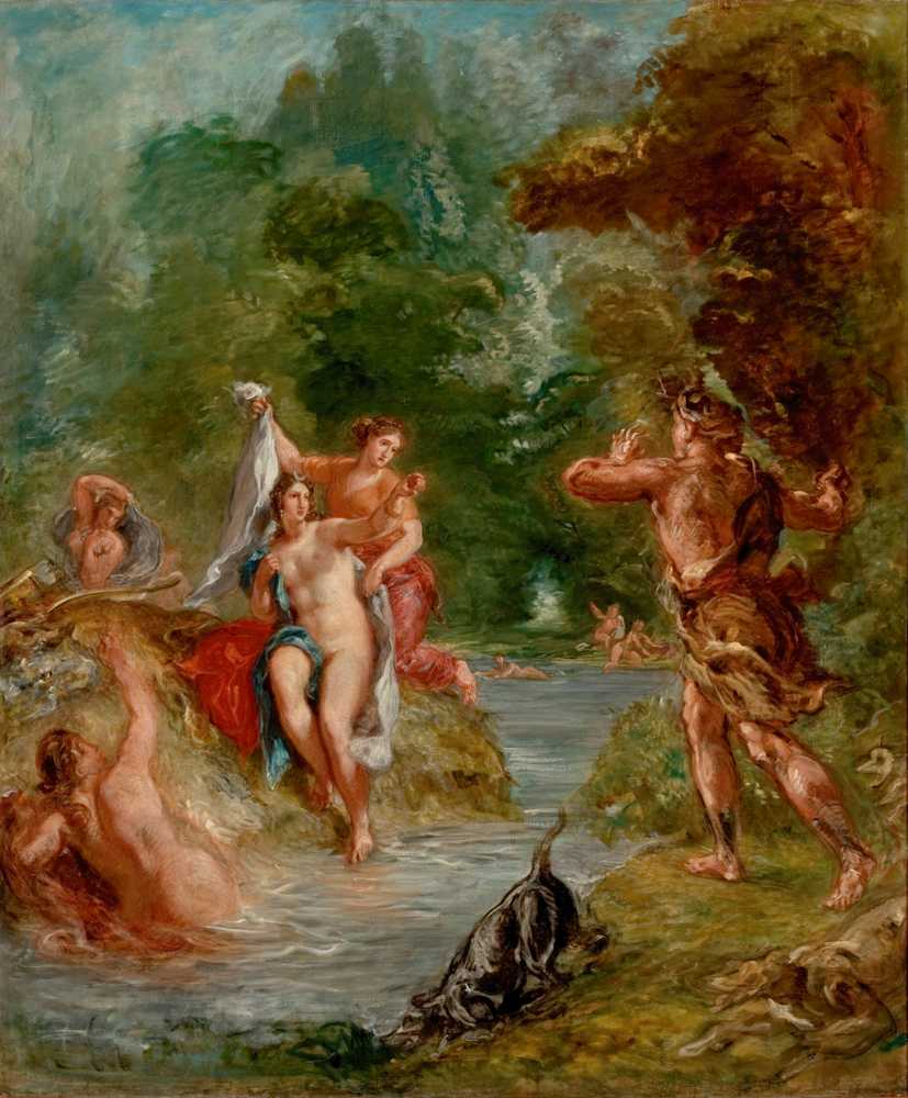 The Summer – Diana surprised by Actaeon (1856-1863) - Delacroix