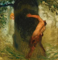 The Tease - Franz von Stuck