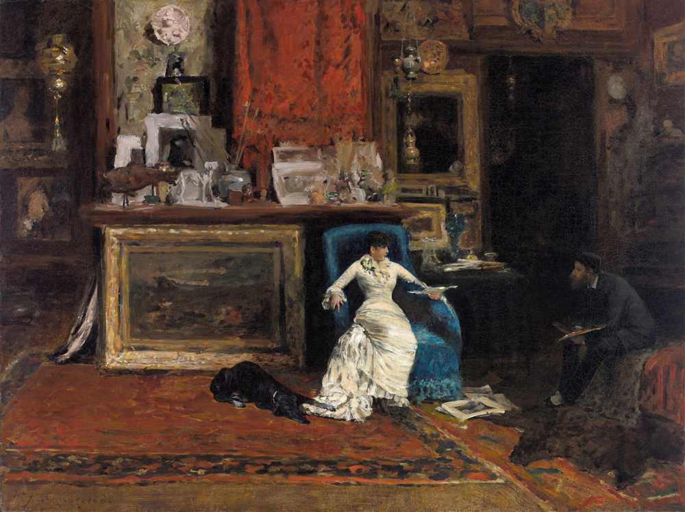 The Tenth Street Studio (1880) - William Merritt Chase