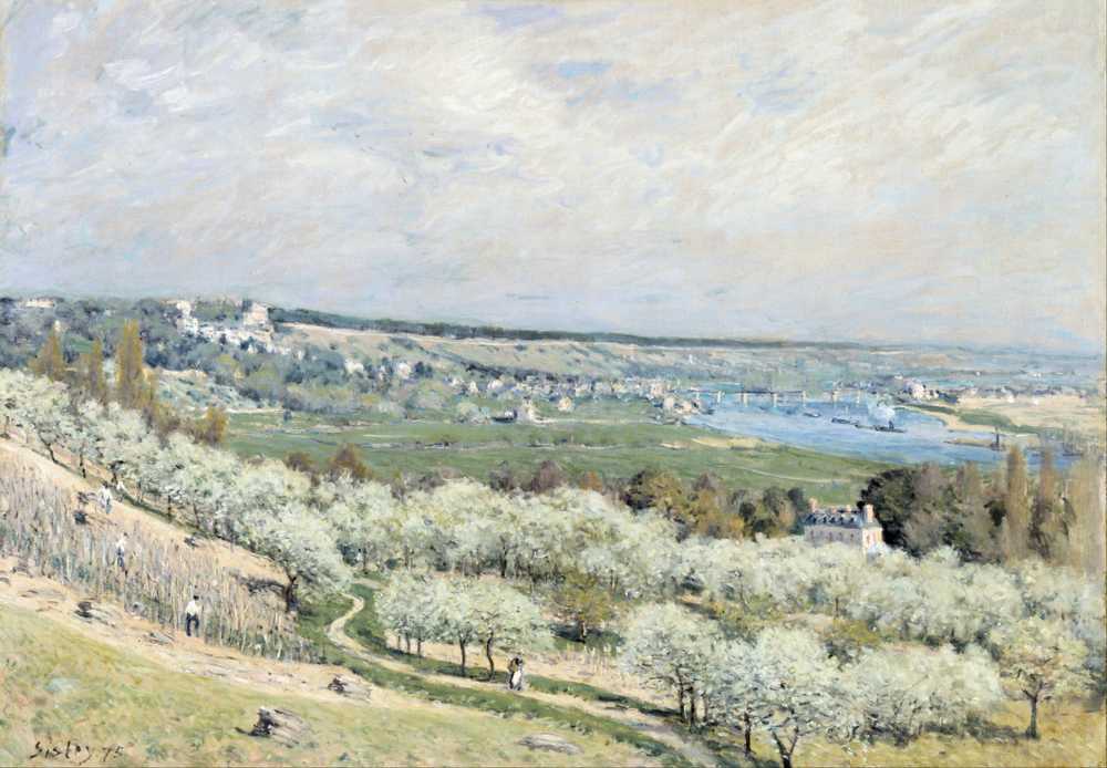 The Terrace at Saint-Germain, Spring (1875) - Alfred Sisley