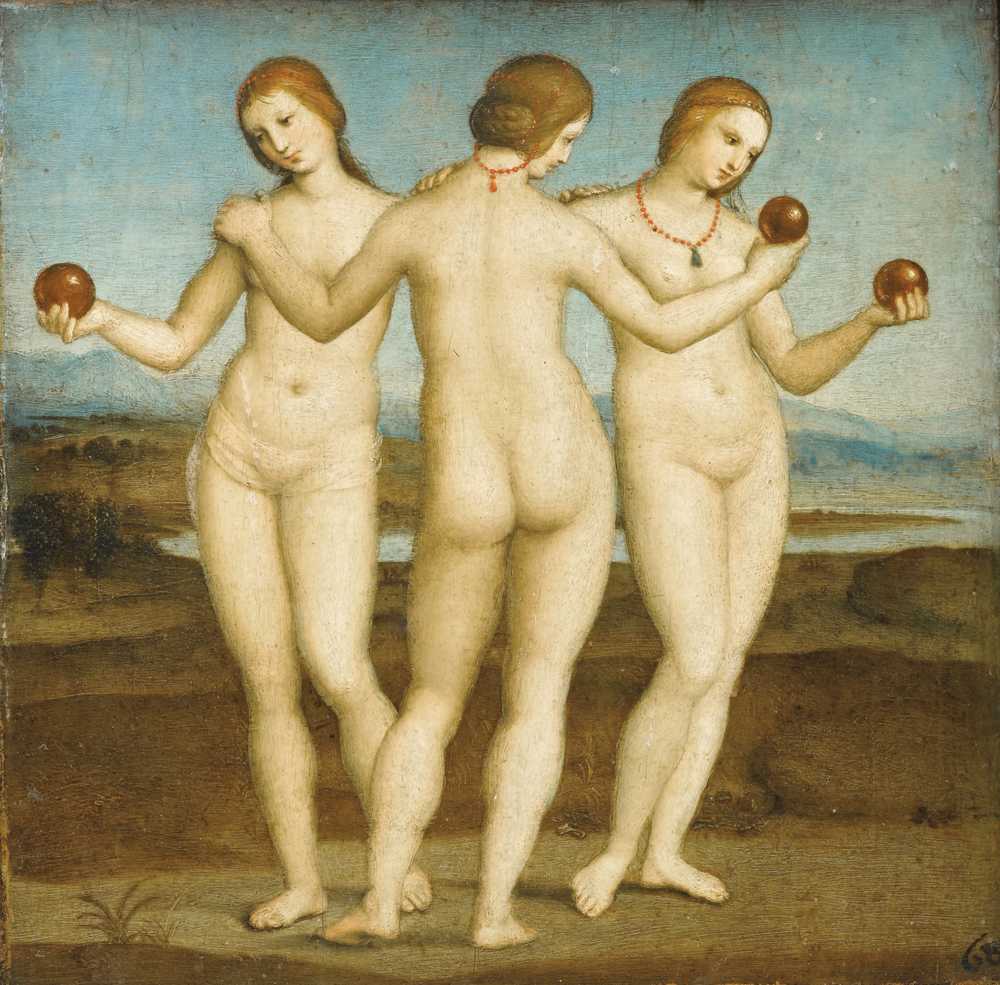 The Three Graces (1503-1508) - Raffaello Sanzio