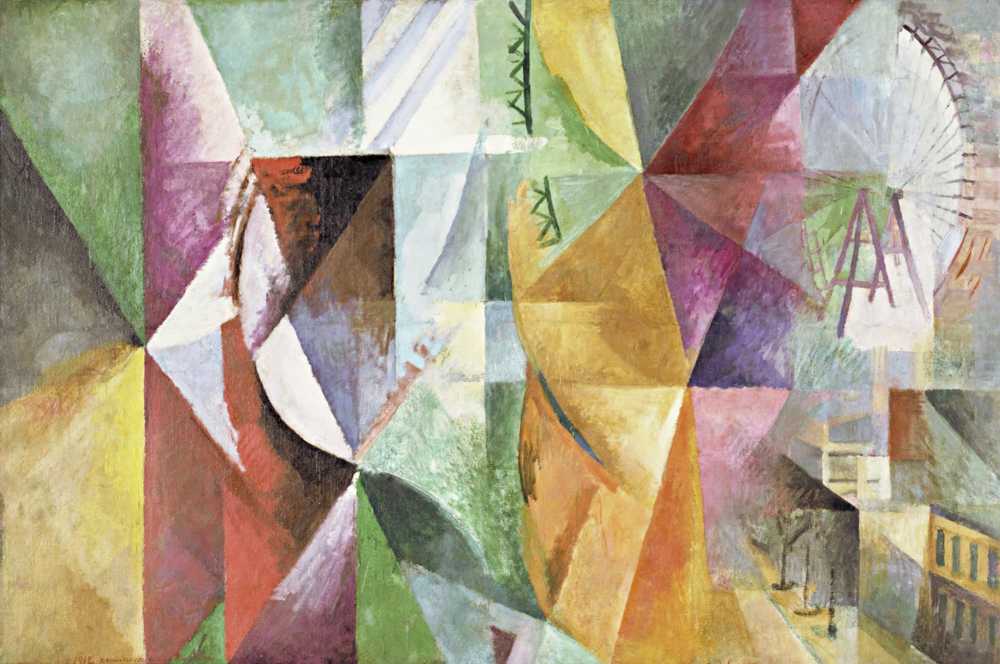 The Three Windows, the Tower and the Wheel (1912) - Robert Delaunay