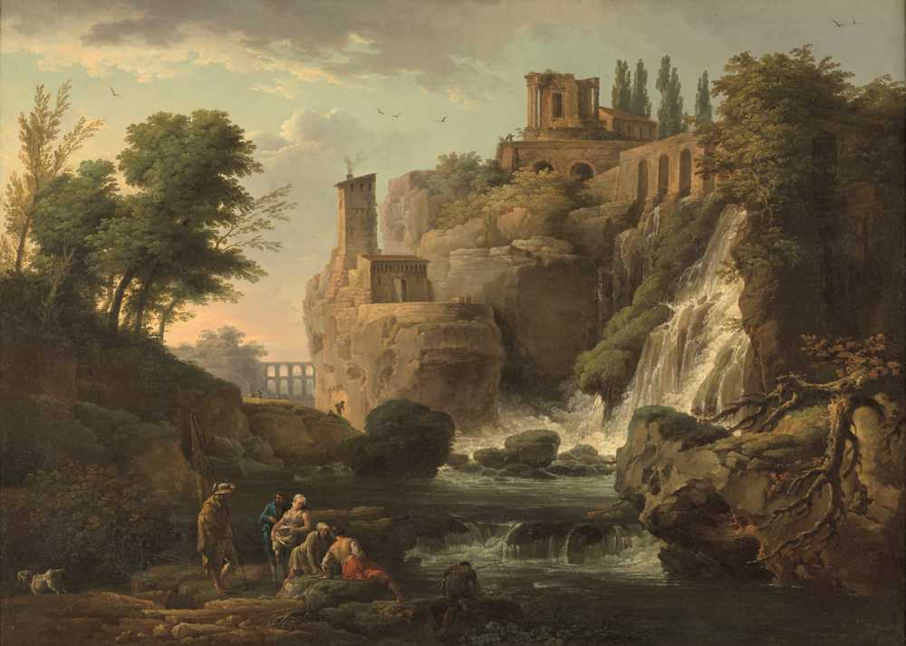 The Tivoli Waterfalls (1740-1748) - Claude Joseph Vernet