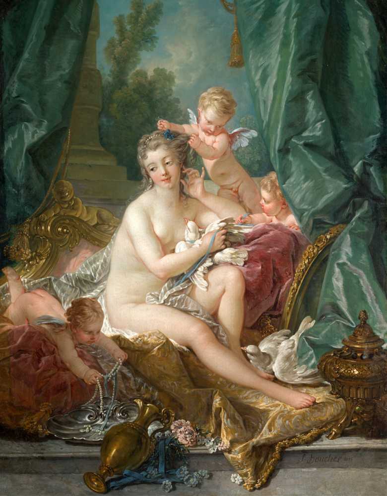 The Toilette of Venus (1751) - Francois Boucher
