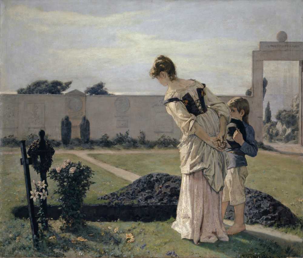 The Tomb (1891) - Ernst Stückelberg