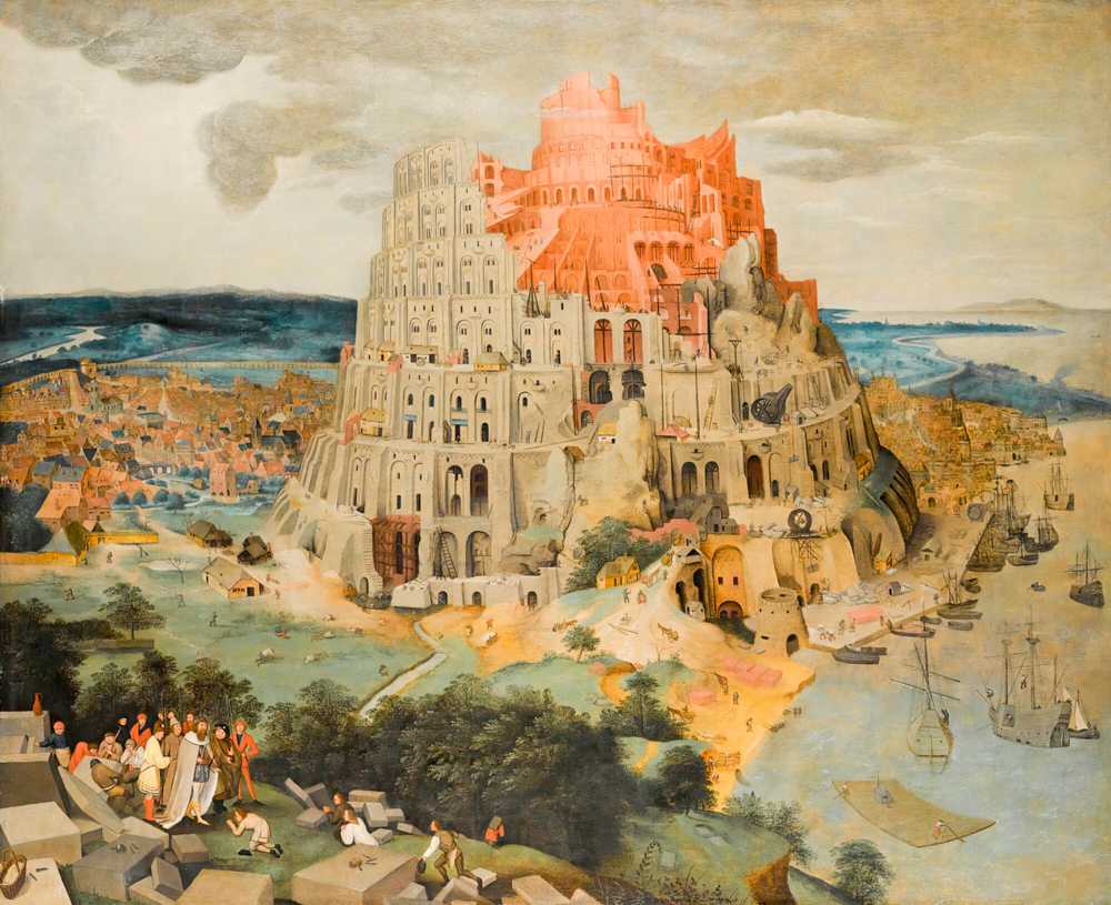 The Tower Of Babel - Pieter Brueghel Młodszy