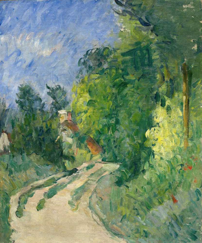 The Turning Road in the Undergrowth (1873) - Paul Cezanne
