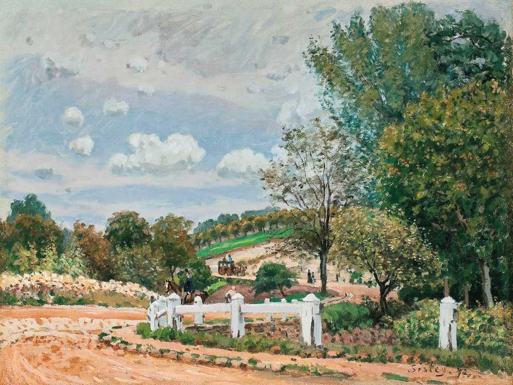 The Verrieres Road (1872) - Alfred Sisley