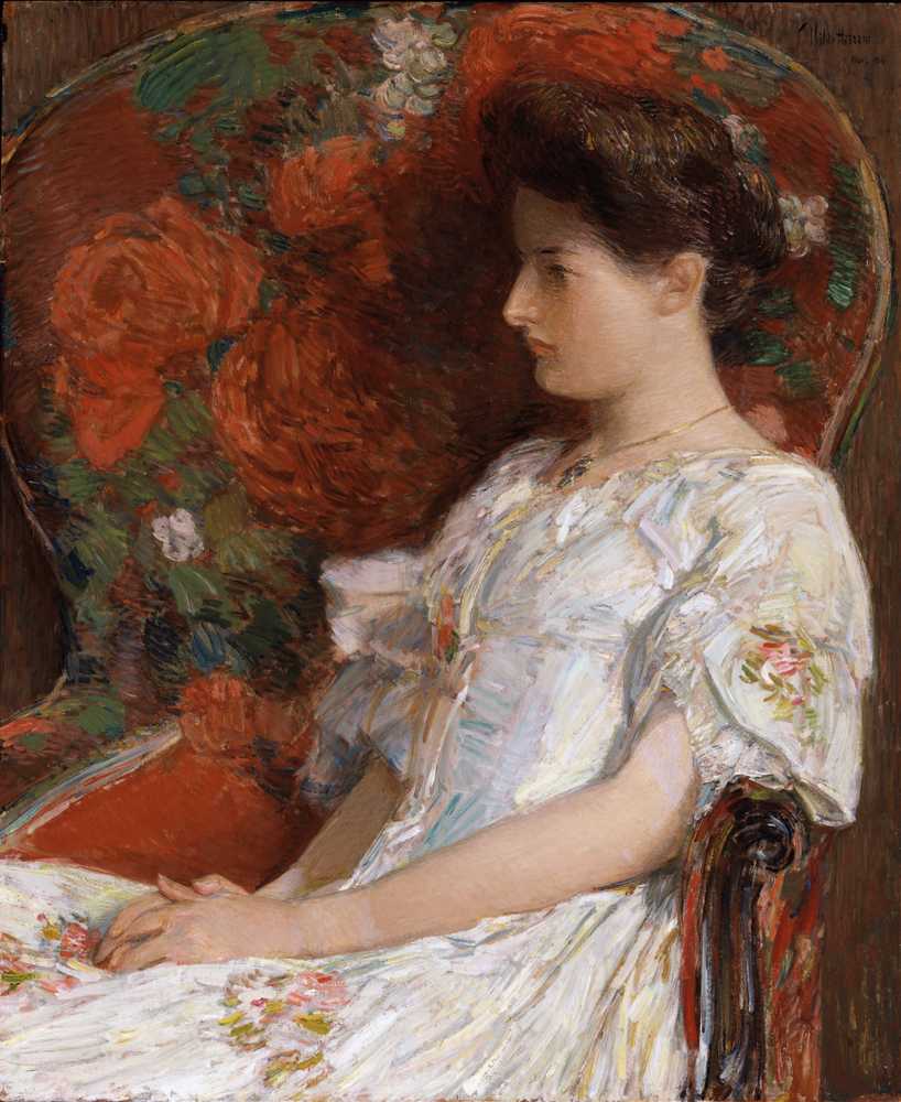 The Victorian Chair (1906) - Childe Hassam