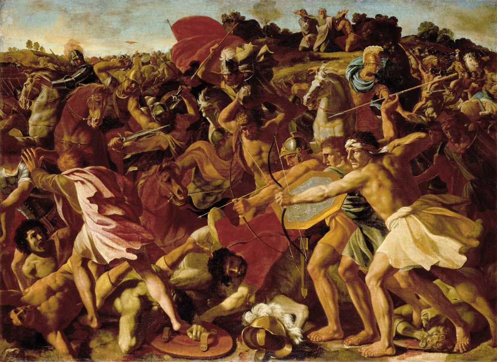 The Victory of Joshua over the Amalekites - Nicolas Poussin