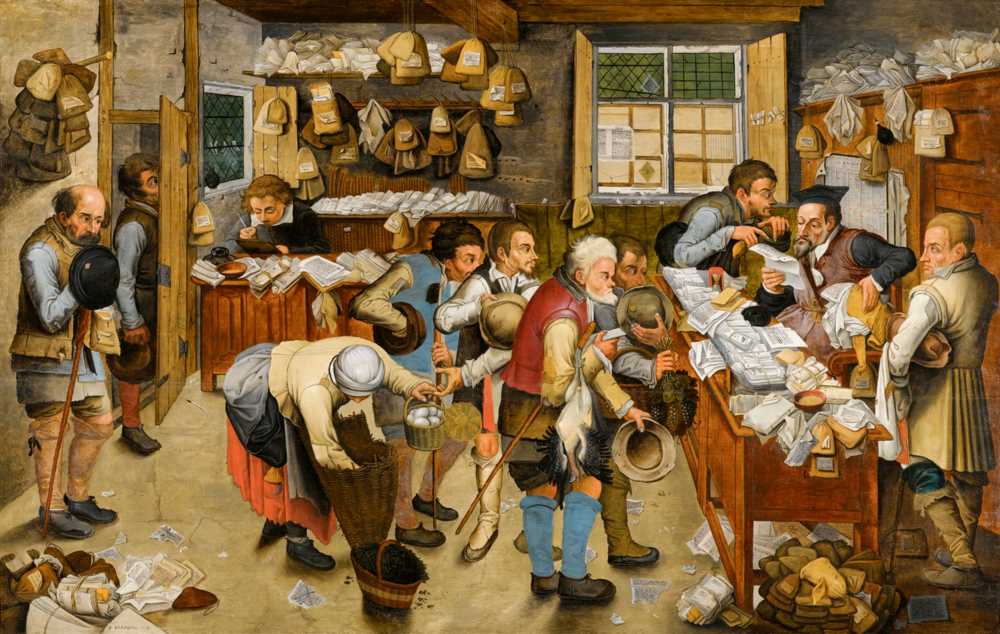 The Village Lawyer’s Office (1618) - Pieter Brueghel Młodszy
