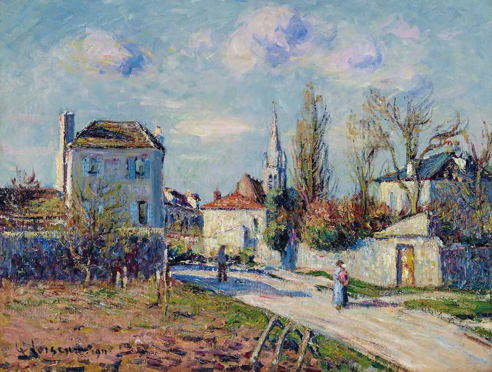 The village of Mareil (1911) - Gustave Loiseau
