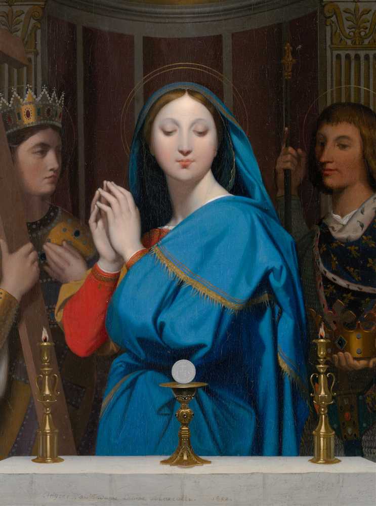 The Virgin Adoring the Host (1852) - Jean-Auguste-Dominique Ingres