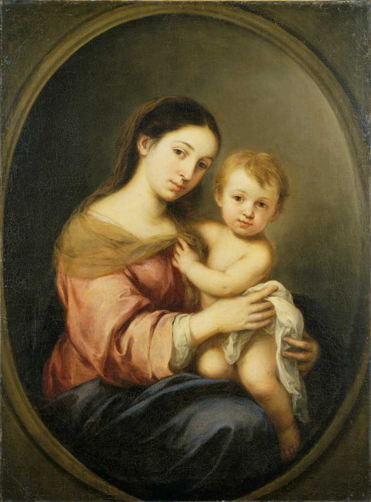 The Virgin and Child - Bartolome Esteban Perez Murillo