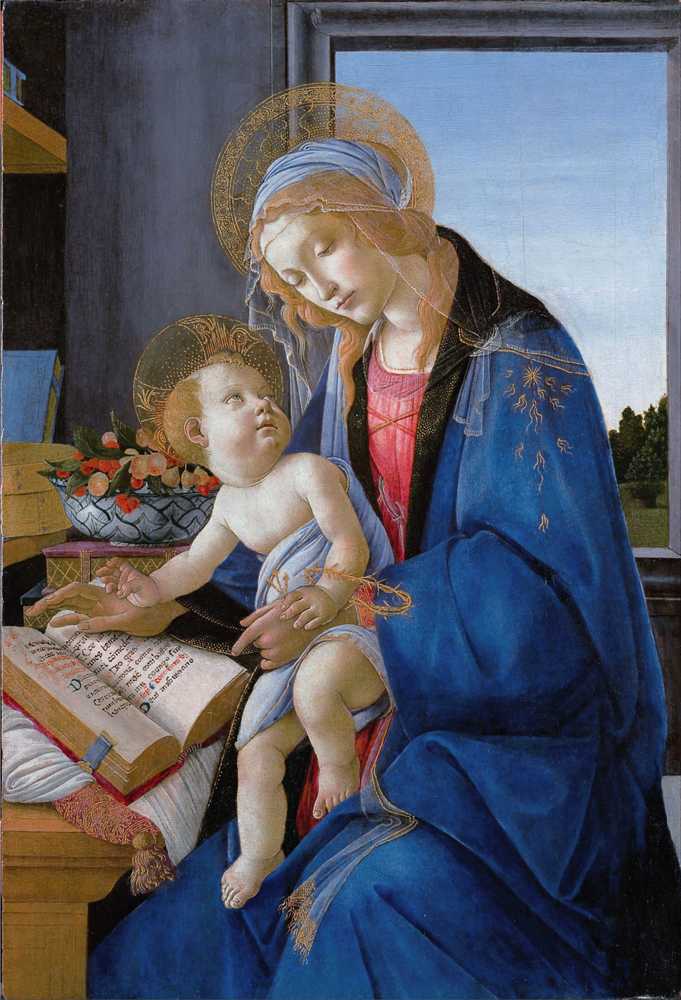 The Virgin and Child (The Madonna of the Book) - Sandro Botticelli
