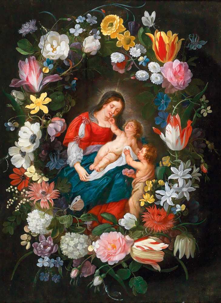 The Virgin and Child with the Infant Saint John the Ba... - Brueghel Jan younger