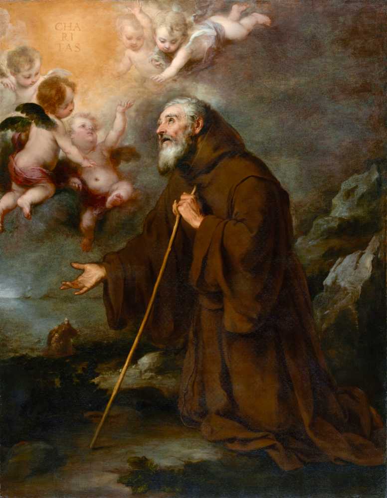 The Vision of Saint Francis of Paola (1670) - Bartolome Esteban Perez Murillo