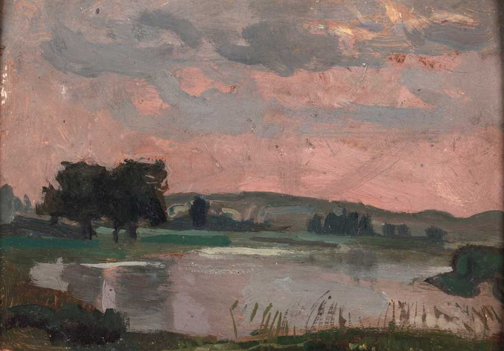 The Vistula in the Twilight (1906) - Jan Stanisławski
