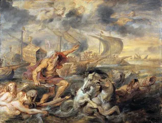 The Voyage Of The Cardinal Infante Ferdinand Of Spain From Barcelona... - Rubens