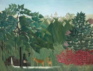 The Waterfall - Henri Rousseau