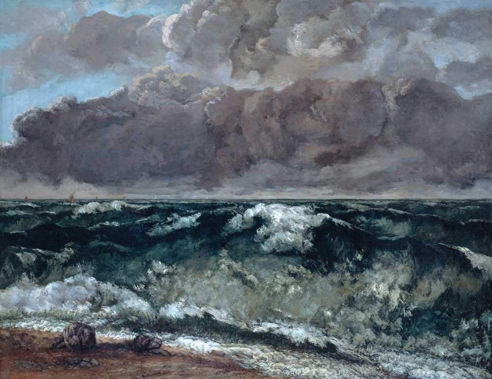 The Wave (between 1869 and 1870) - Gustave Courbet