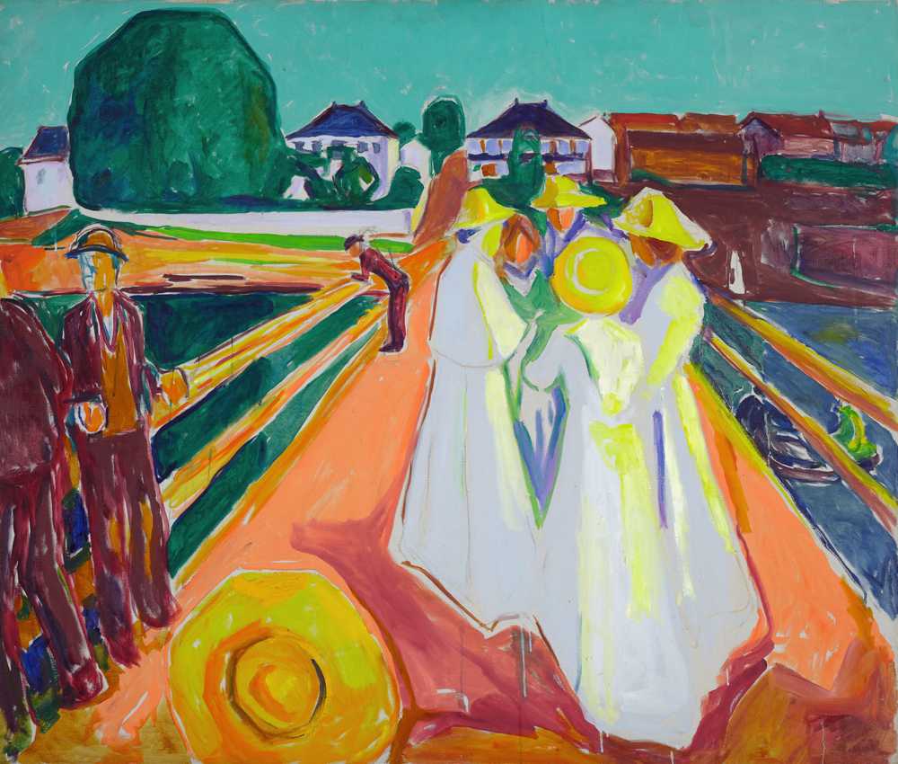 The Women on the Bridge (1934–40) - Edward Munch
