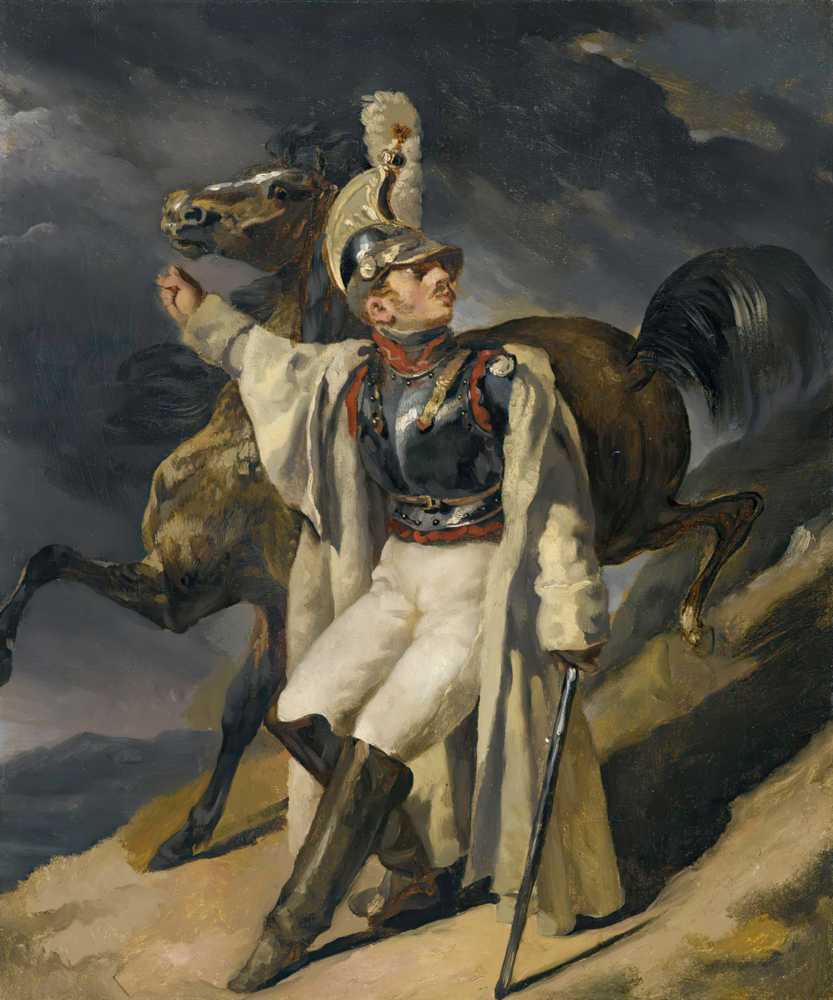 The Wounded Cuirassier, Study (1814) - Theodore Gericault