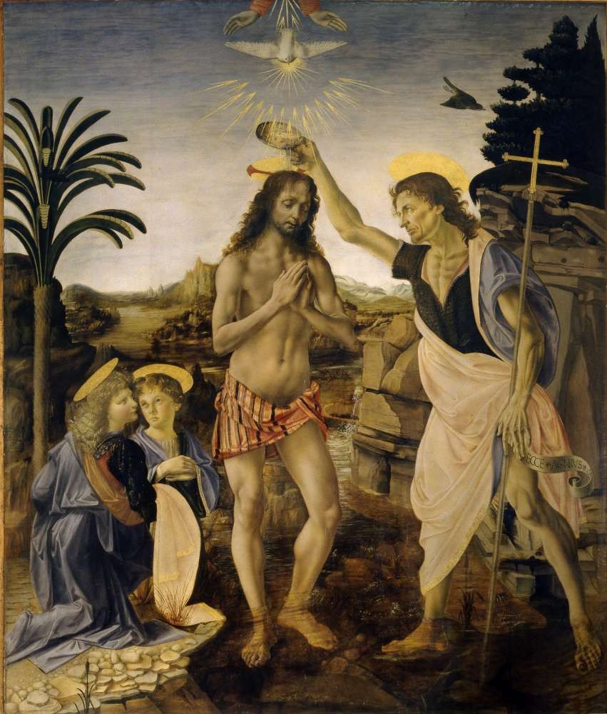 The Baptism of Christ - Da Vinci