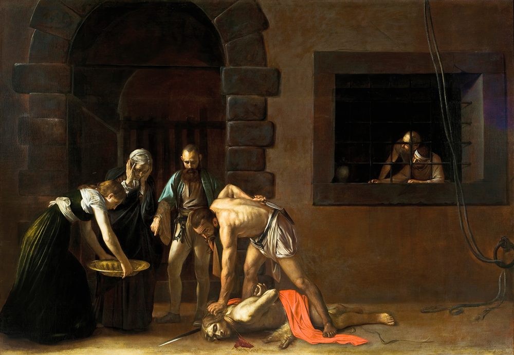 The beheading of John the Baptist - Caravaggio
