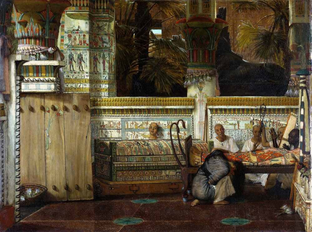 The Death of the Pharaohs Firstborn Son - Lawrence Alma-Tadema