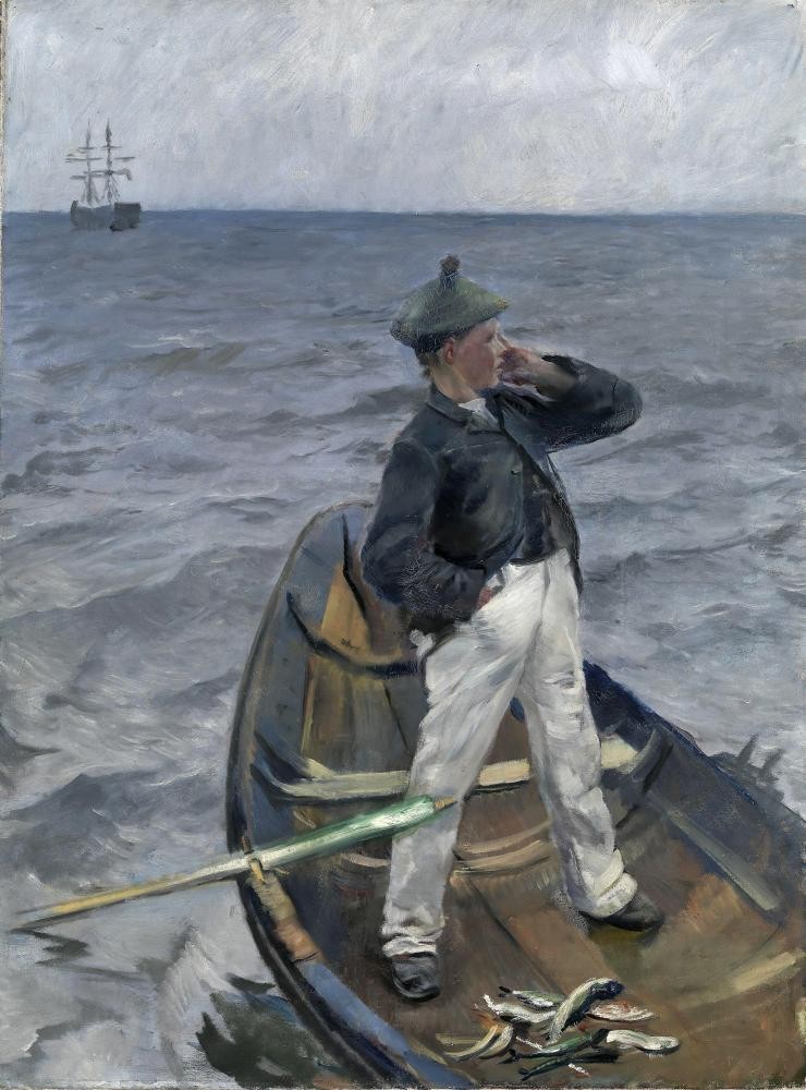 The Inshore Channel - Christian Krohg