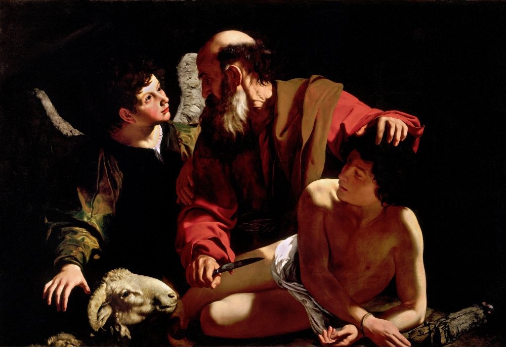 The sacrifice of Isaac - Caravaggio ver.2