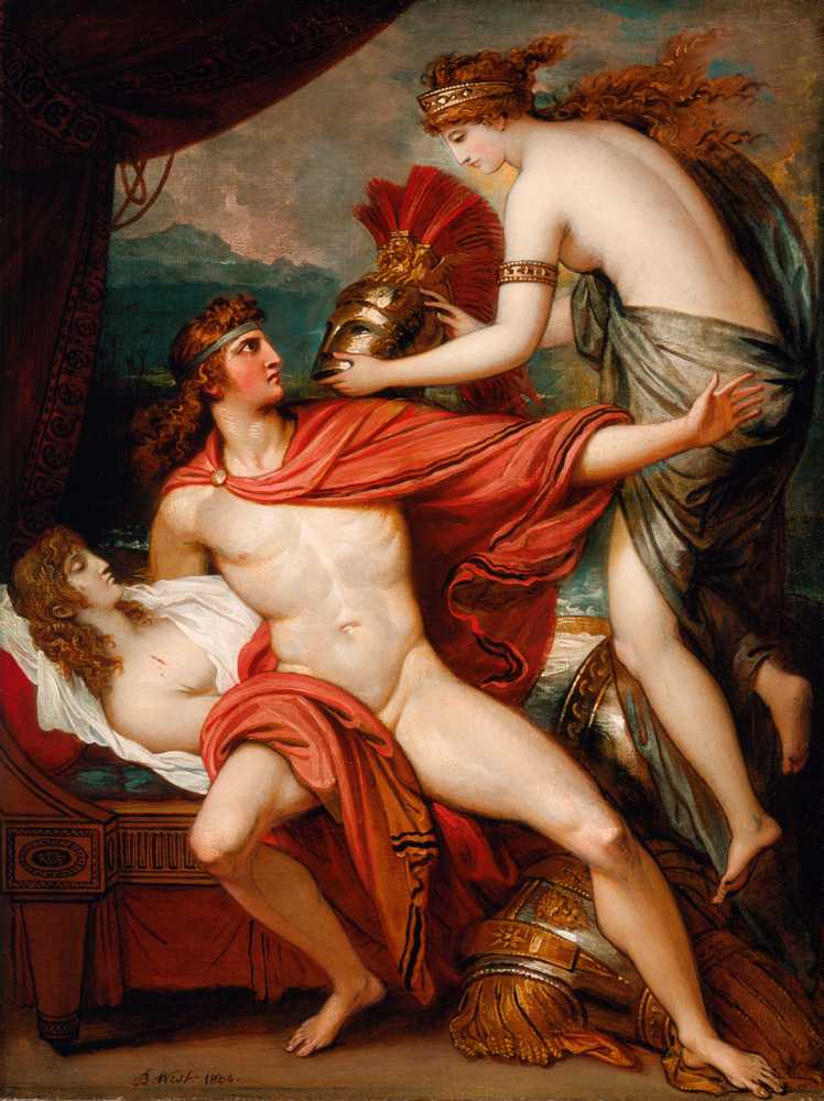 Thetis Bringing the Armor to Achilles (1804) - Benjamin West