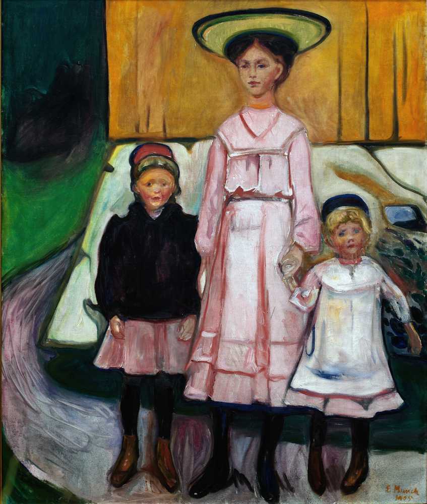 Three Children (1905) - Edward Munch