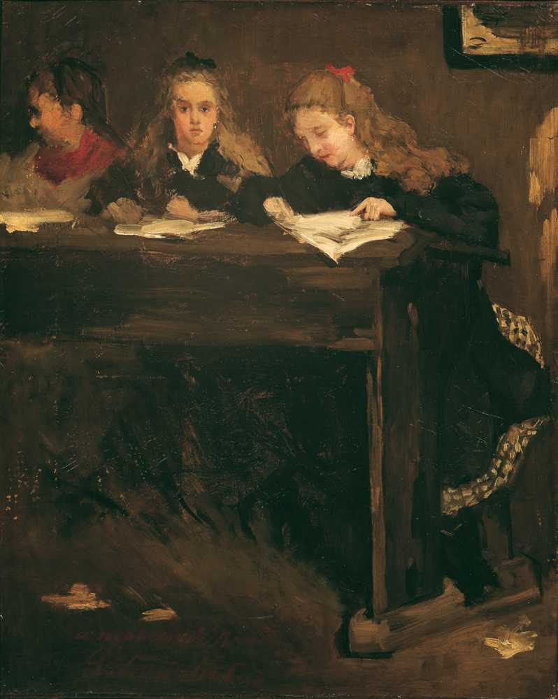 Three Schoolgirls (1860) - Gustave Courbet