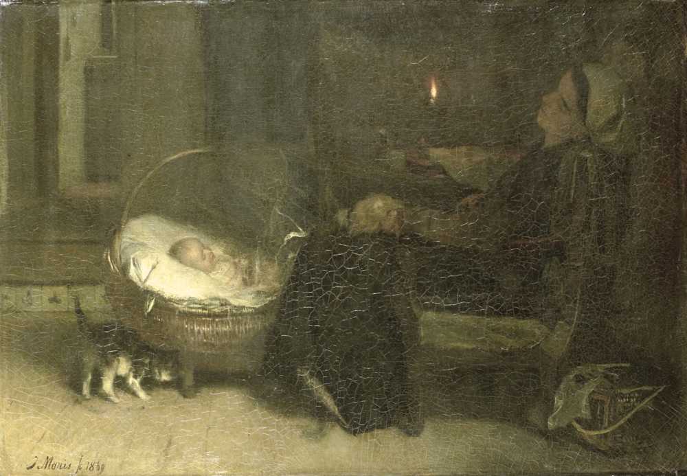 Tired Out (Mother Watched) (1869) - Matthijs Maris